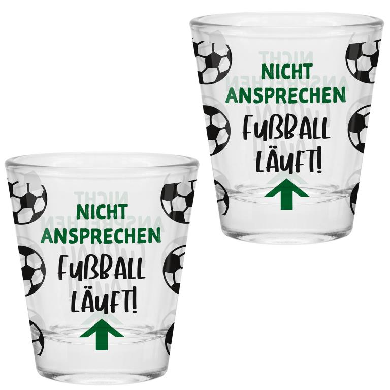 Sheepworld Schnapsglas "Nicht ansprechen: Fußball läuft!"