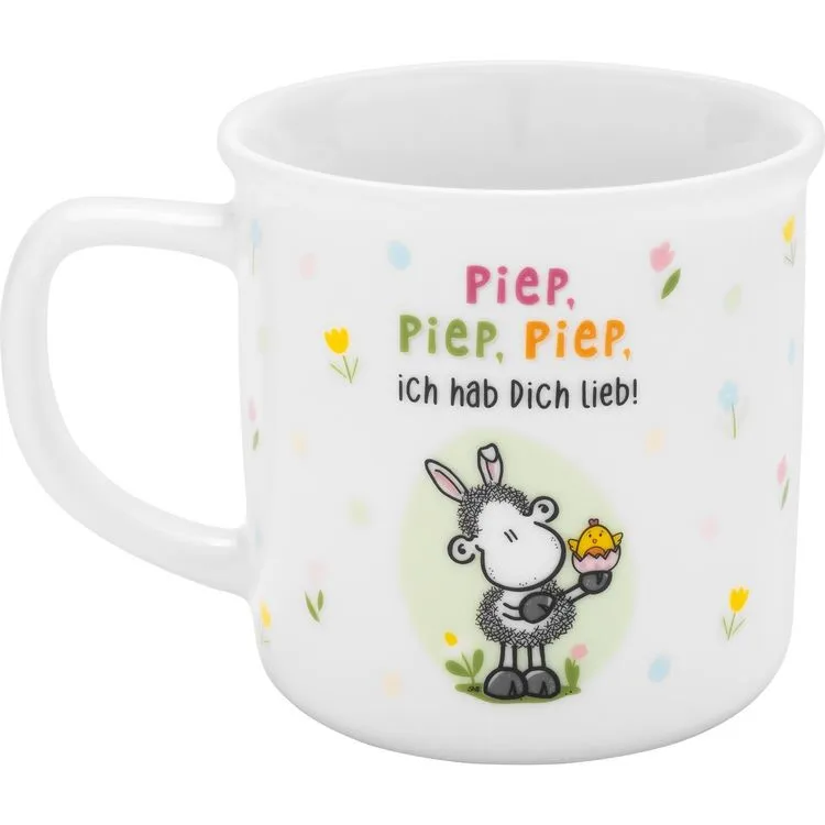 Sheepworld Becher "Piep" mit Schafmotiv