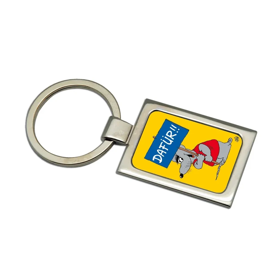 Uli Stein Schlüsselanhänger "DAFÜR!!" Maus Motiv