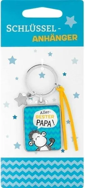 Sheepworld - Schlüsselanhänger "Aller-BESTER PAPA!"