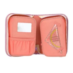 TOPModel Federtasche Deluxe GIRL POWER, Innenansicht mit Dreieck