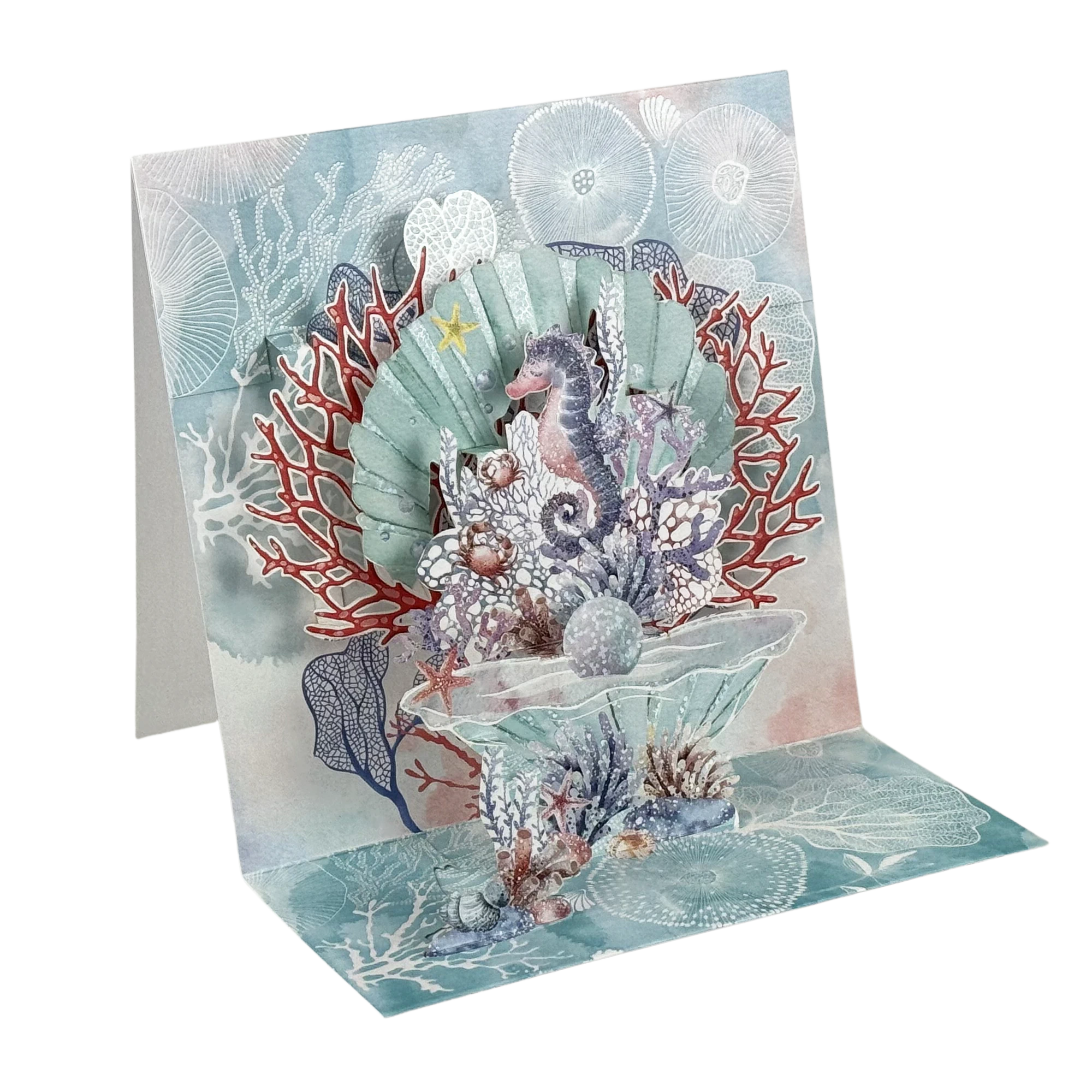 Pop-up Karte "Seepferdchen" von Pictura