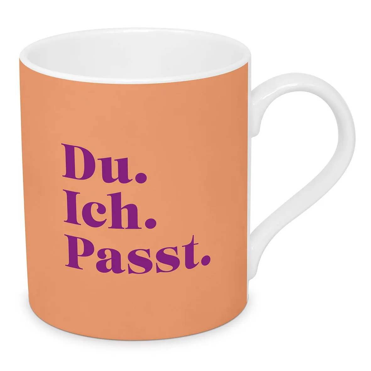 ppd Becher "Du-Ich-Passt" aus feinem Porzellan