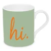 ppd Becher "Hi" aus feinem Porzellan