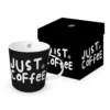 ppd Henkelbecher "Just Coffee" mit Geschenkbox