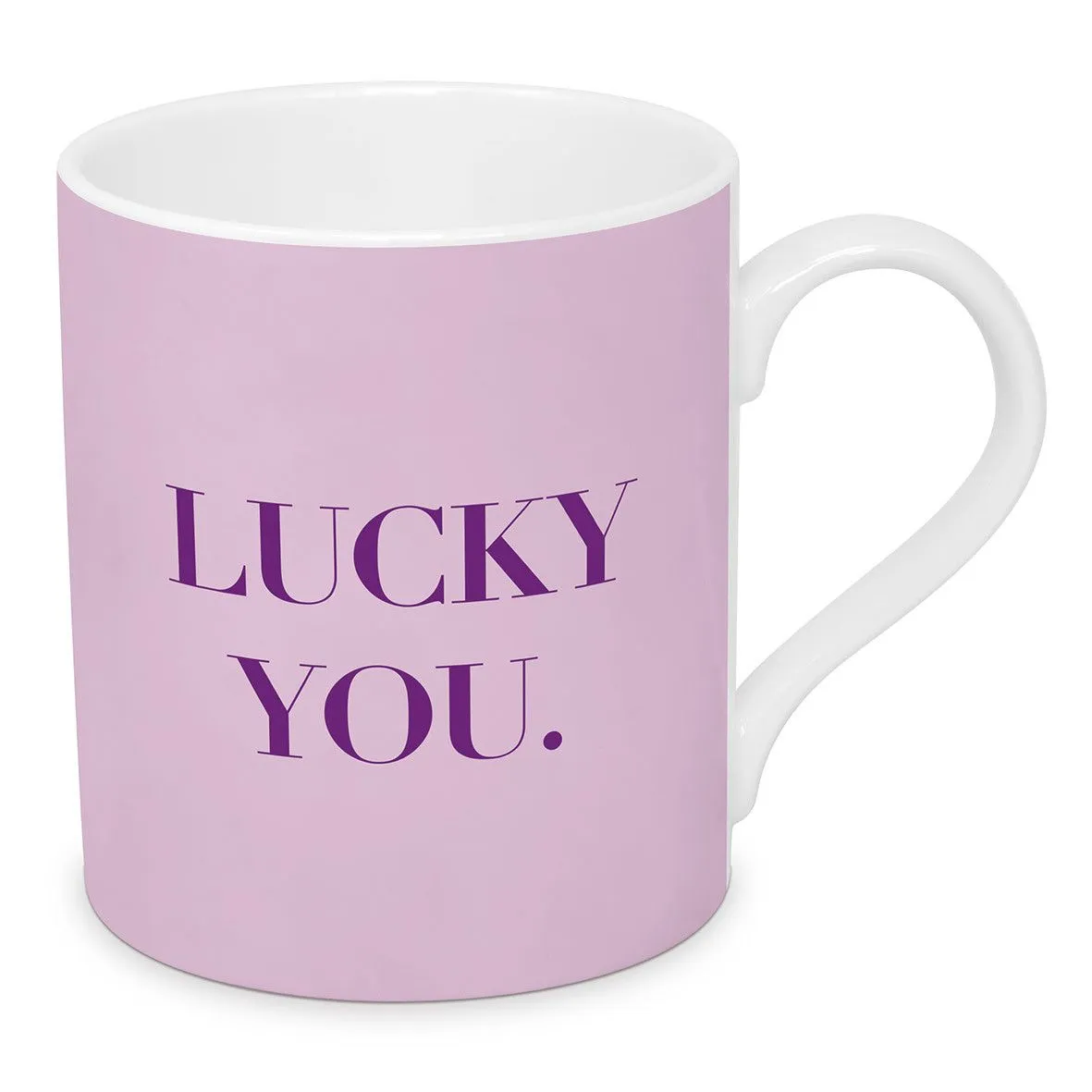 ppd Becher "Lucky You" aus feinem Porzellan