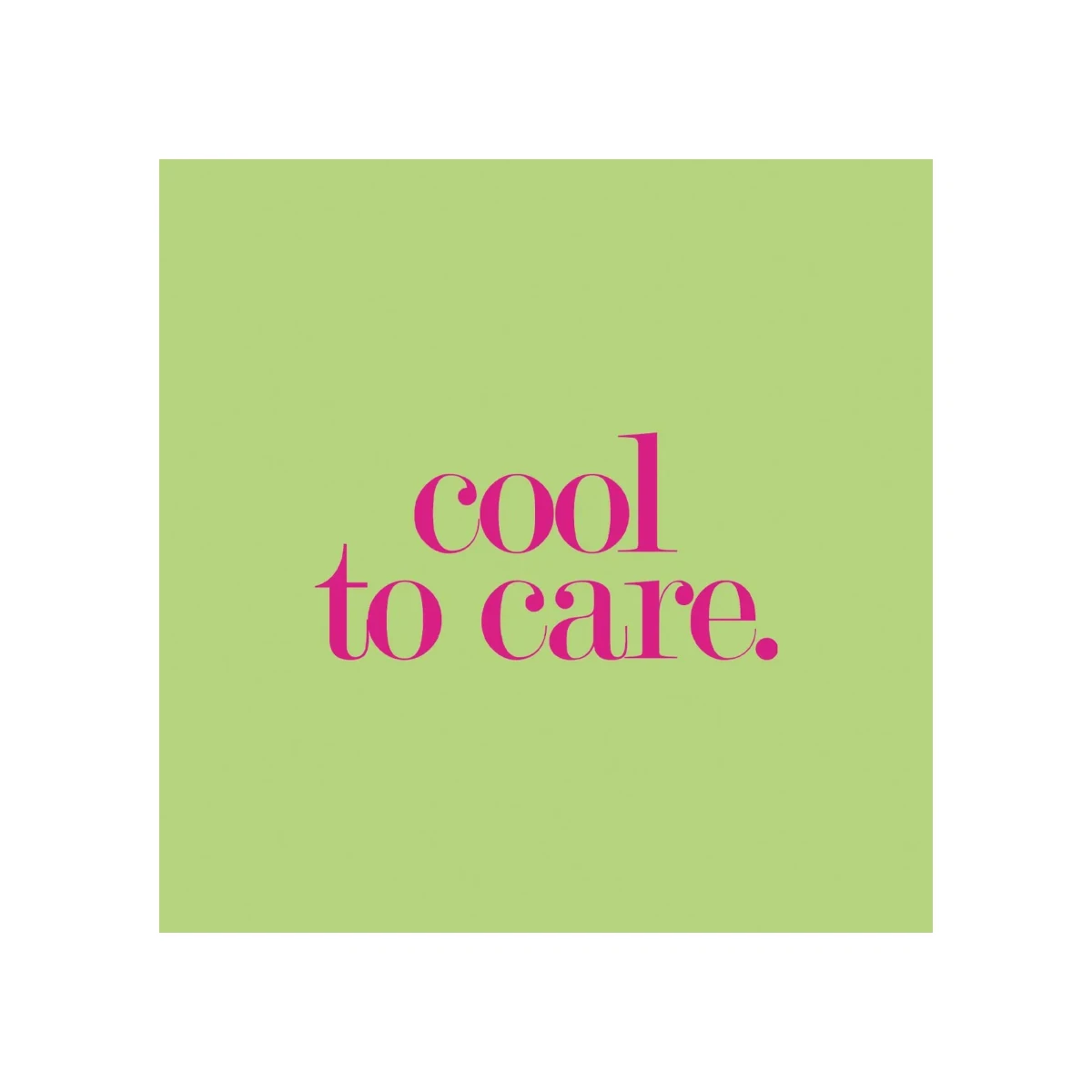 ppd Servietten "Cool to care", 20 Stück, 25 x 25 cm
