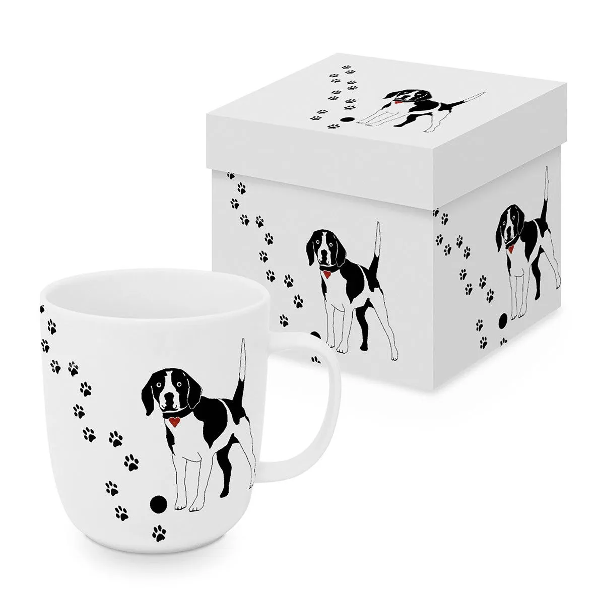 ppd Tasse "Atelier Chiens" in Geschenkbox