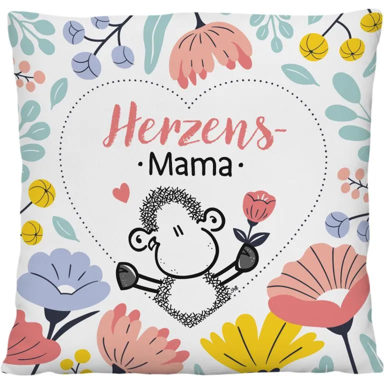 Sheepworld Plüschkissen "Herzensmama"
