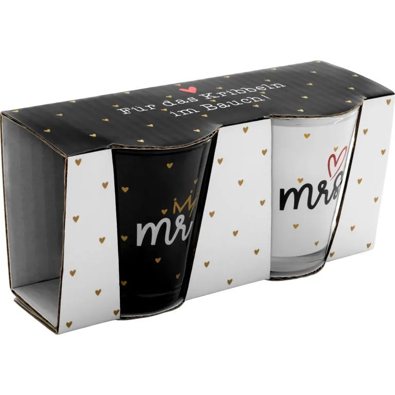 Sheepworld Schnapsglas-Set "mr & mrs"