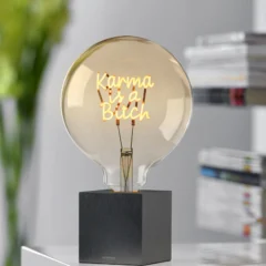 LED Leuchtmittel - Karma is a Bitch by Sompex - Moodbild mit einem modernen Interior