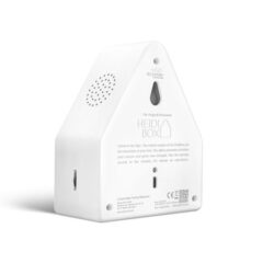 HeidiBox Rückseite mit Ladebuchse, Lautstärkeregler