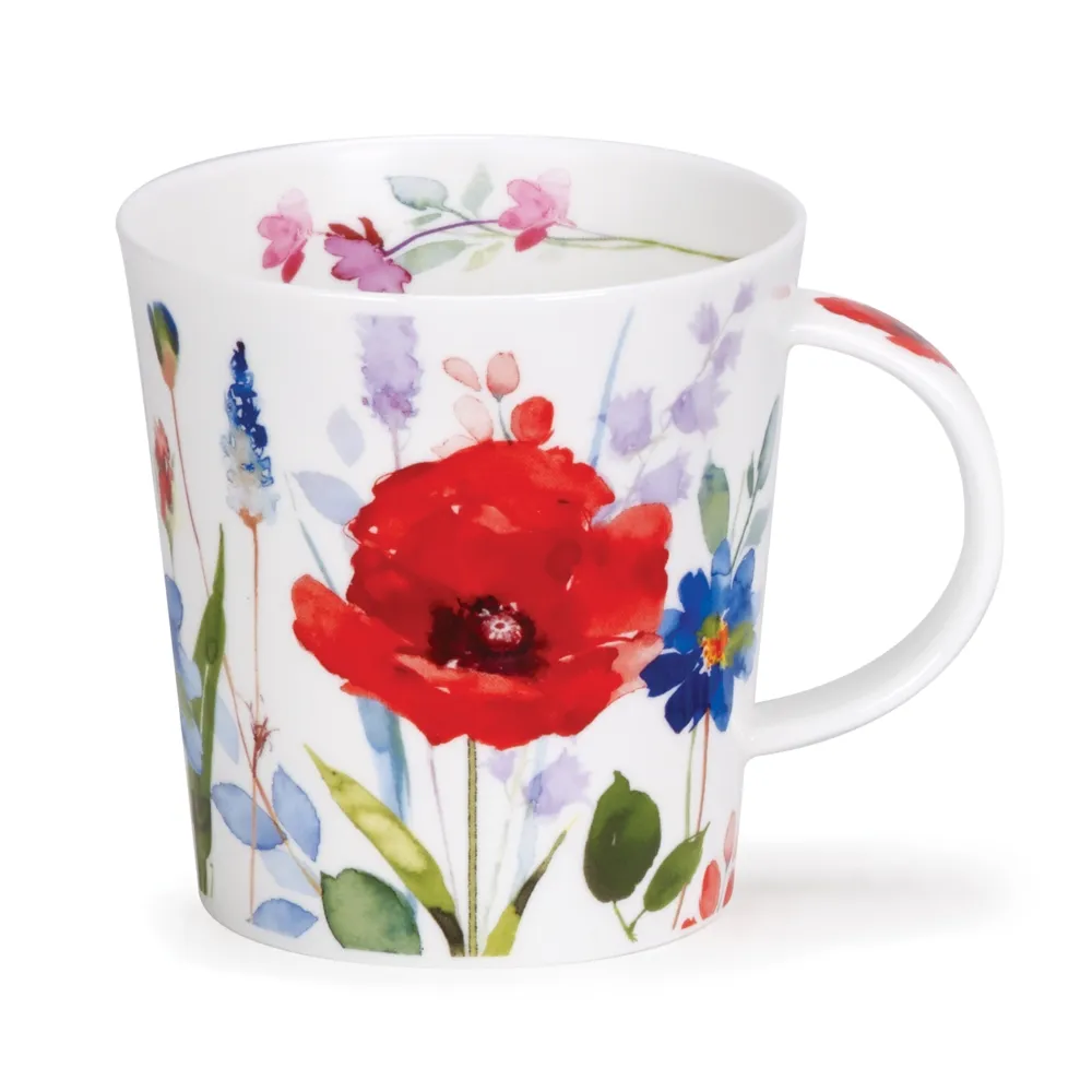 Dunoon Becher Lomond "Wild Garden - Poppy"