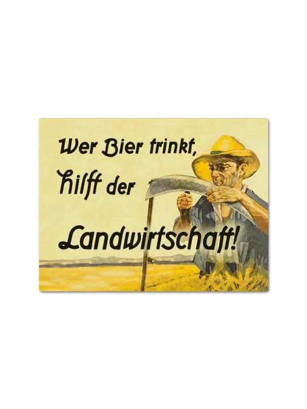 Magnet "Bier hilft der Landwirtschaft"