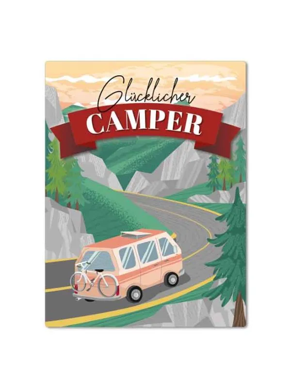 Magnet "Glücklicher Camper"