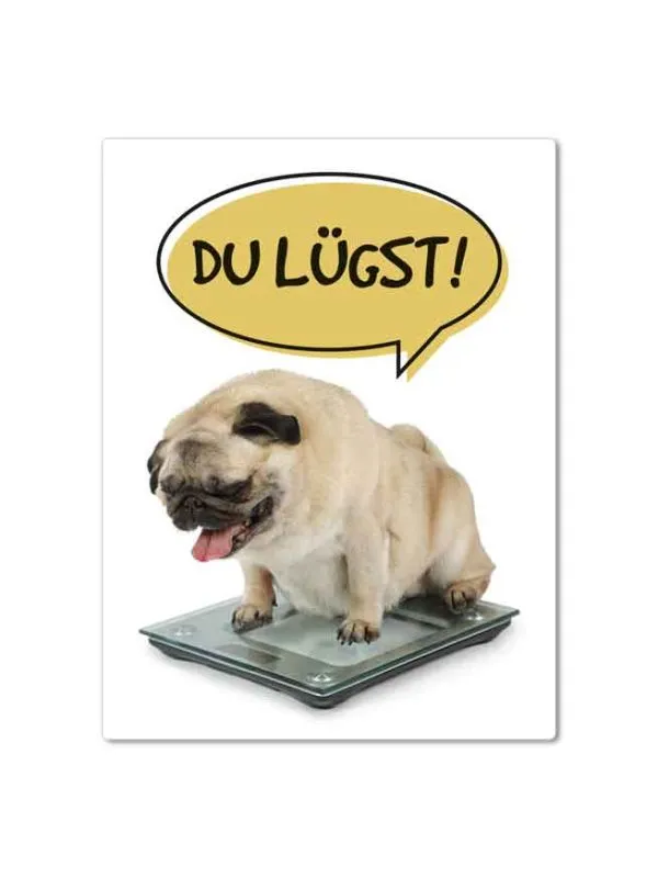 Magnet "Du lügst!"- Hund