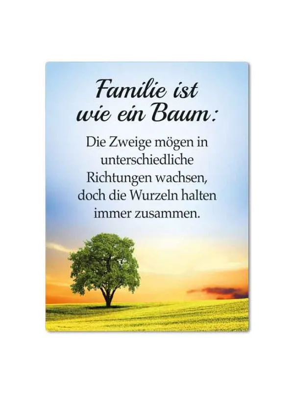 Magnet "Familie ist wie ein Baum"