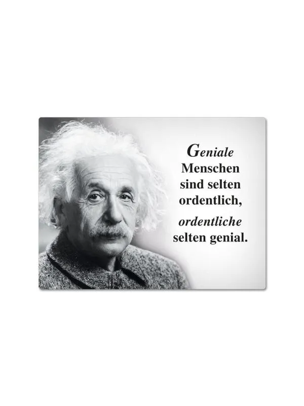 Magnet "Geniale Menschen" mit Albert Einstein