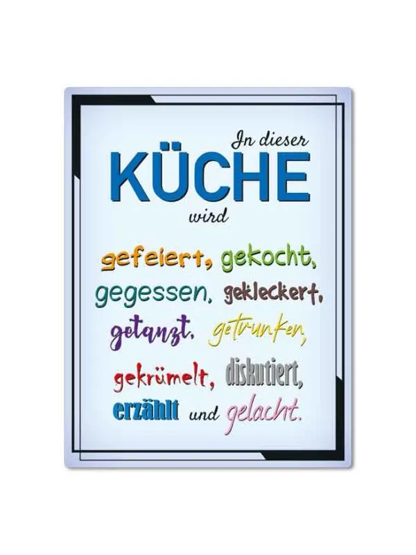 Magnet "In dieser Küche wird gefeiert"
