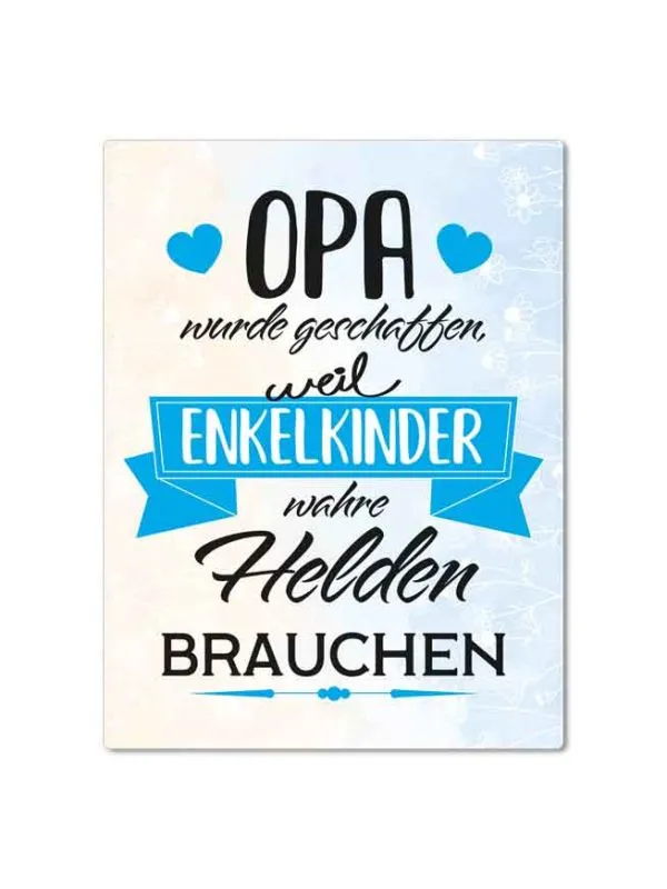 Magnet "Opa - Enkelkinder"