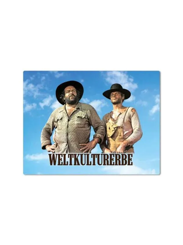 Magnet "Weltkulturerbe" mit Bud Spencer und Terence Hill
