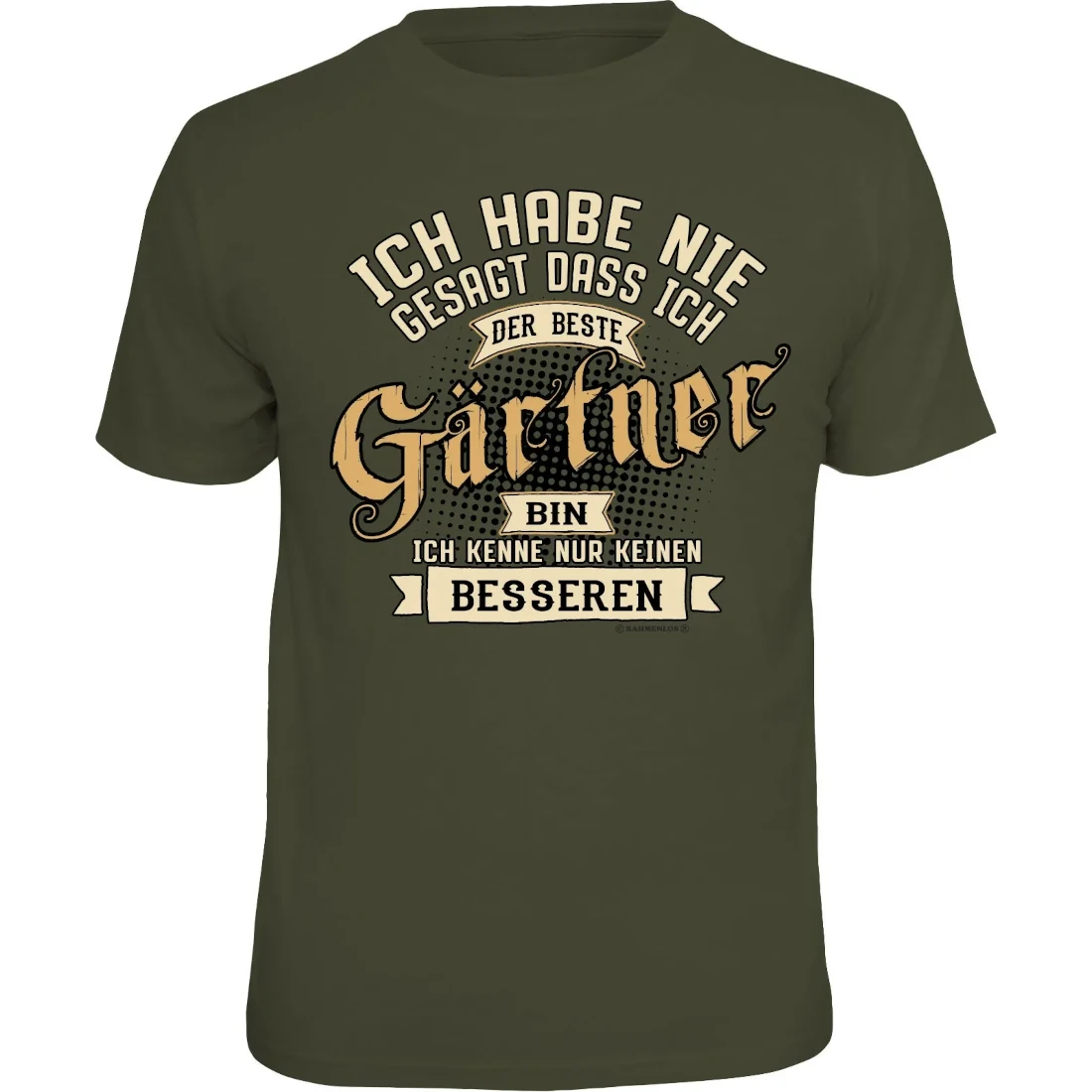 RAHMENLOS® Motiv T-Shirt "Der beste Gärtner"