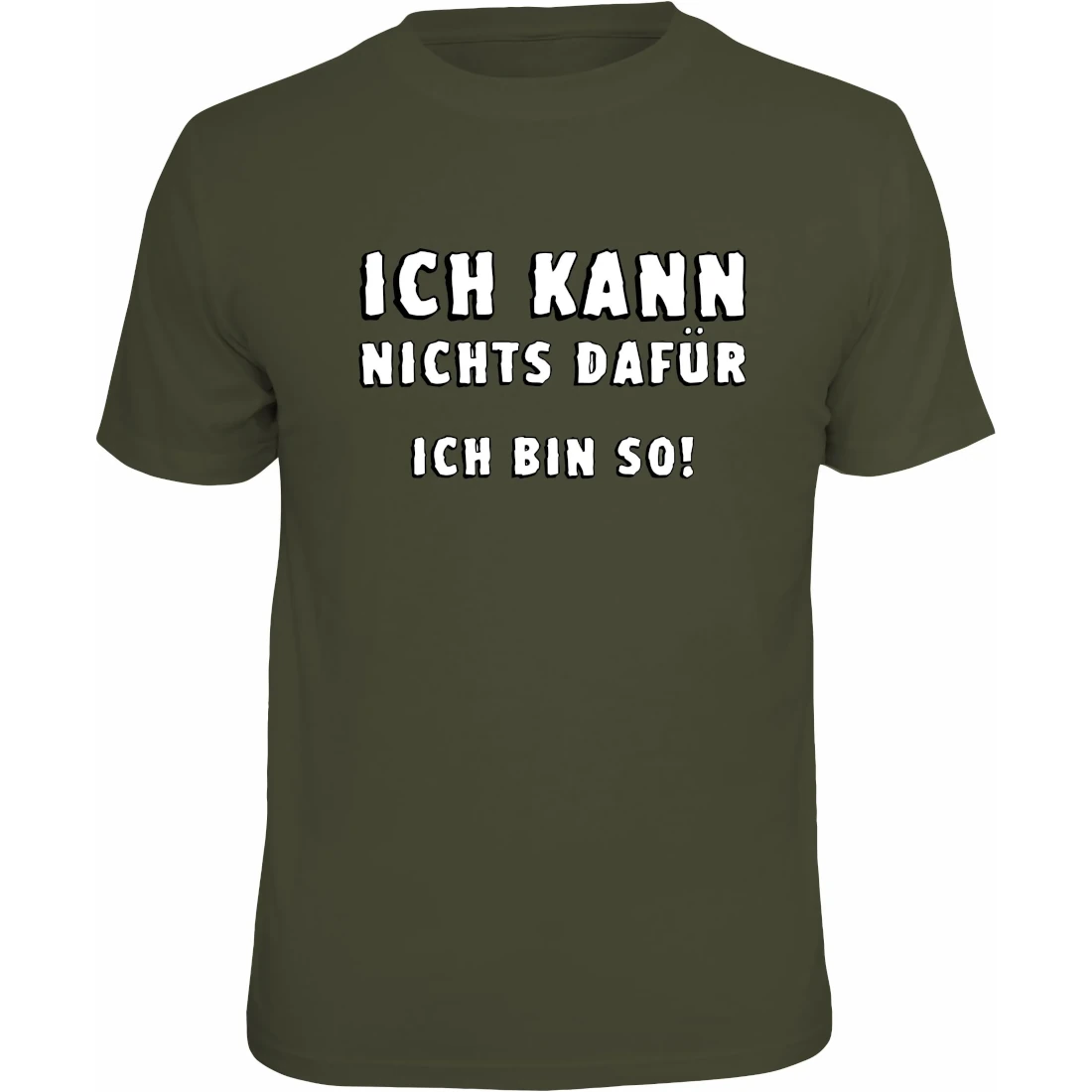 RAHMENLOS® Motiv T-Shirt "Ich kann nichts dafür"