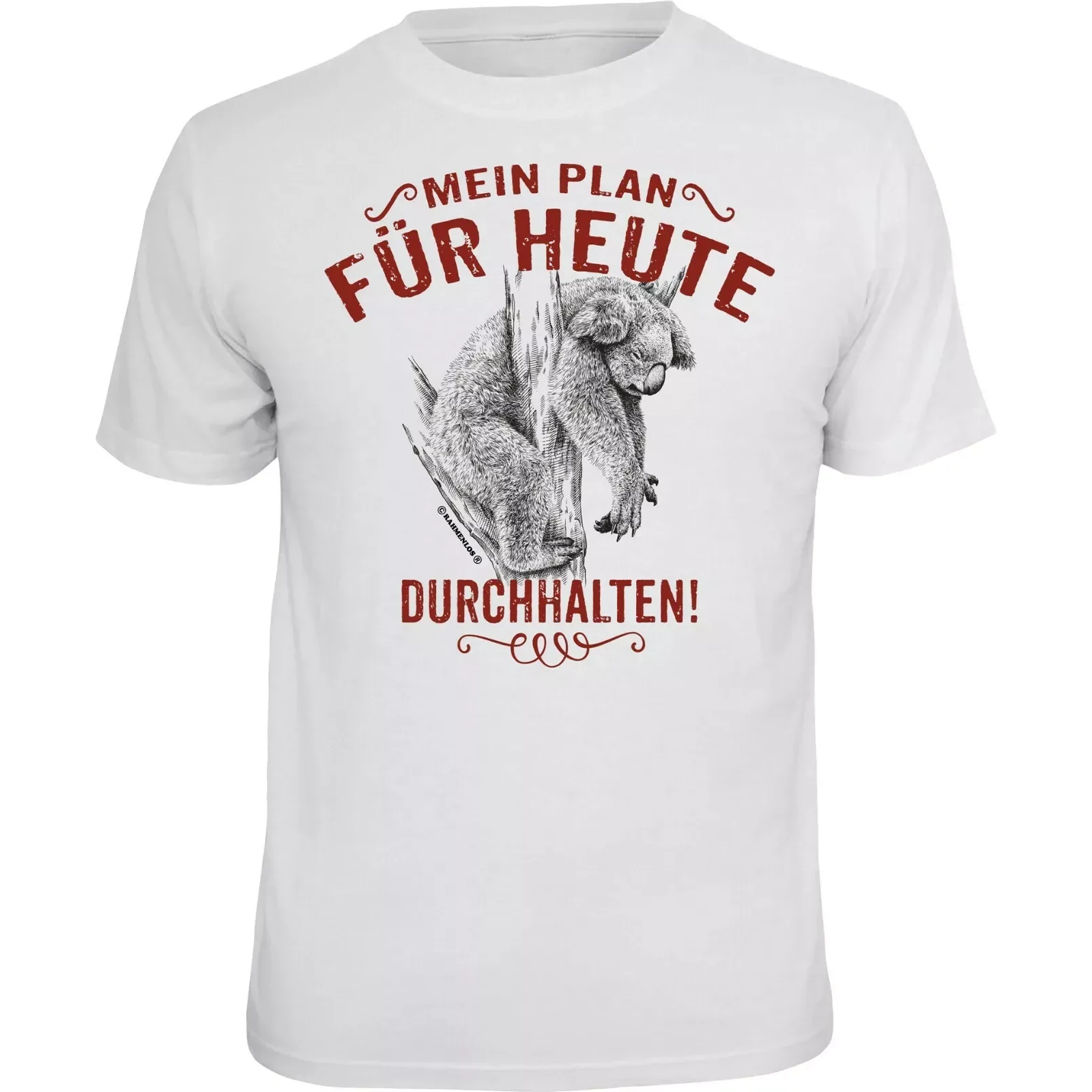 RAHMENLOS® Motiv T-Shirt "Mein Plan"