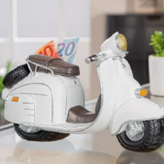 Spardose und Dekofigur Motorrad