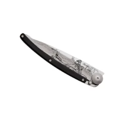 Deejo 37g - Taschenmesser mit Ebenholzgriff - Easy Rider