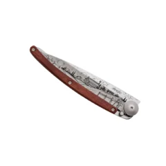 Deejo 37g - Taschenmesser mit Korallenholzgriff - Auf dem Bauernhof