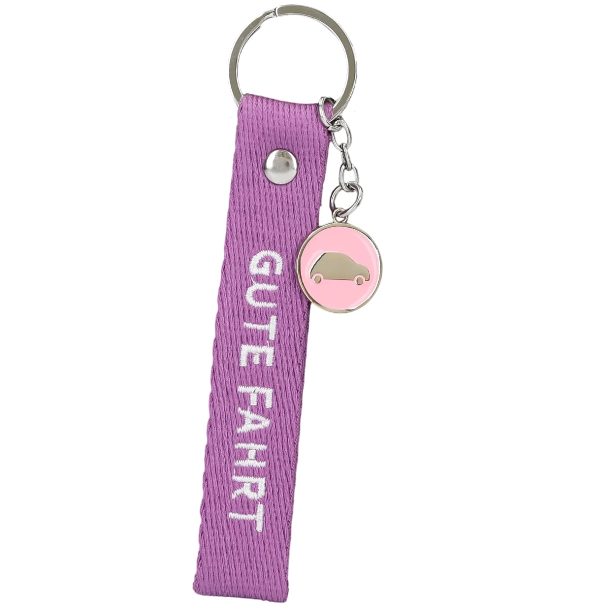 Kurzband-Schlüsselanhänger "Gute Fahrt"