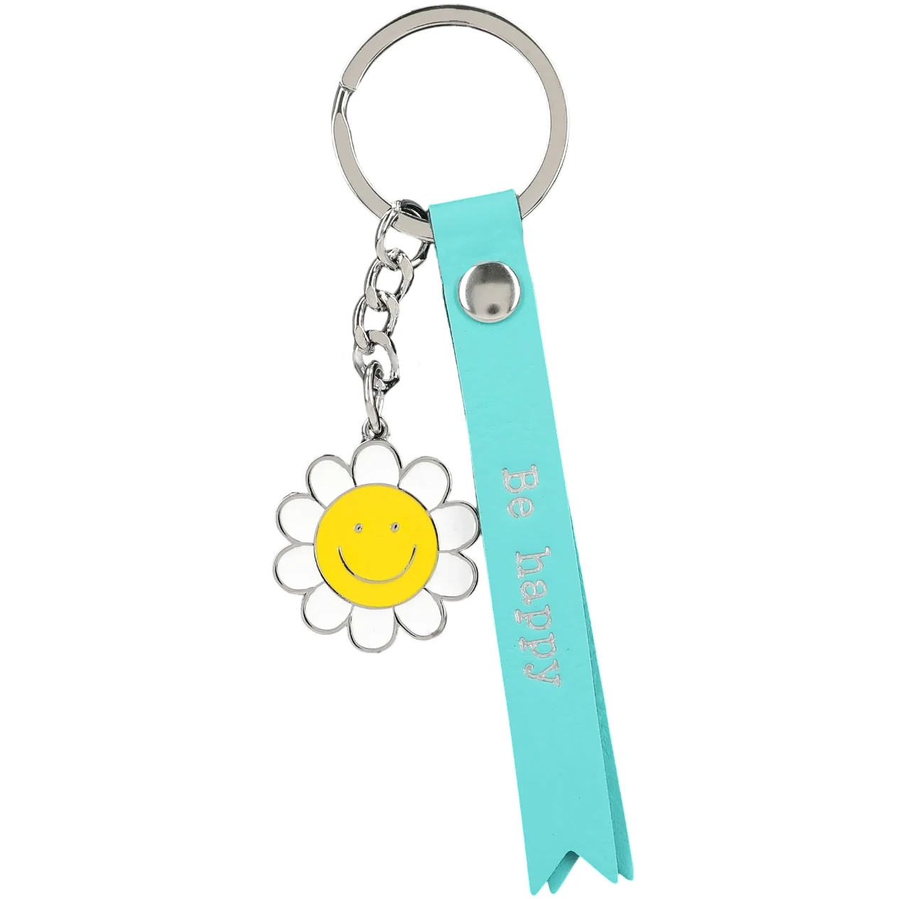 Fähnchen-Schlüsselanhänger "Be Happy"