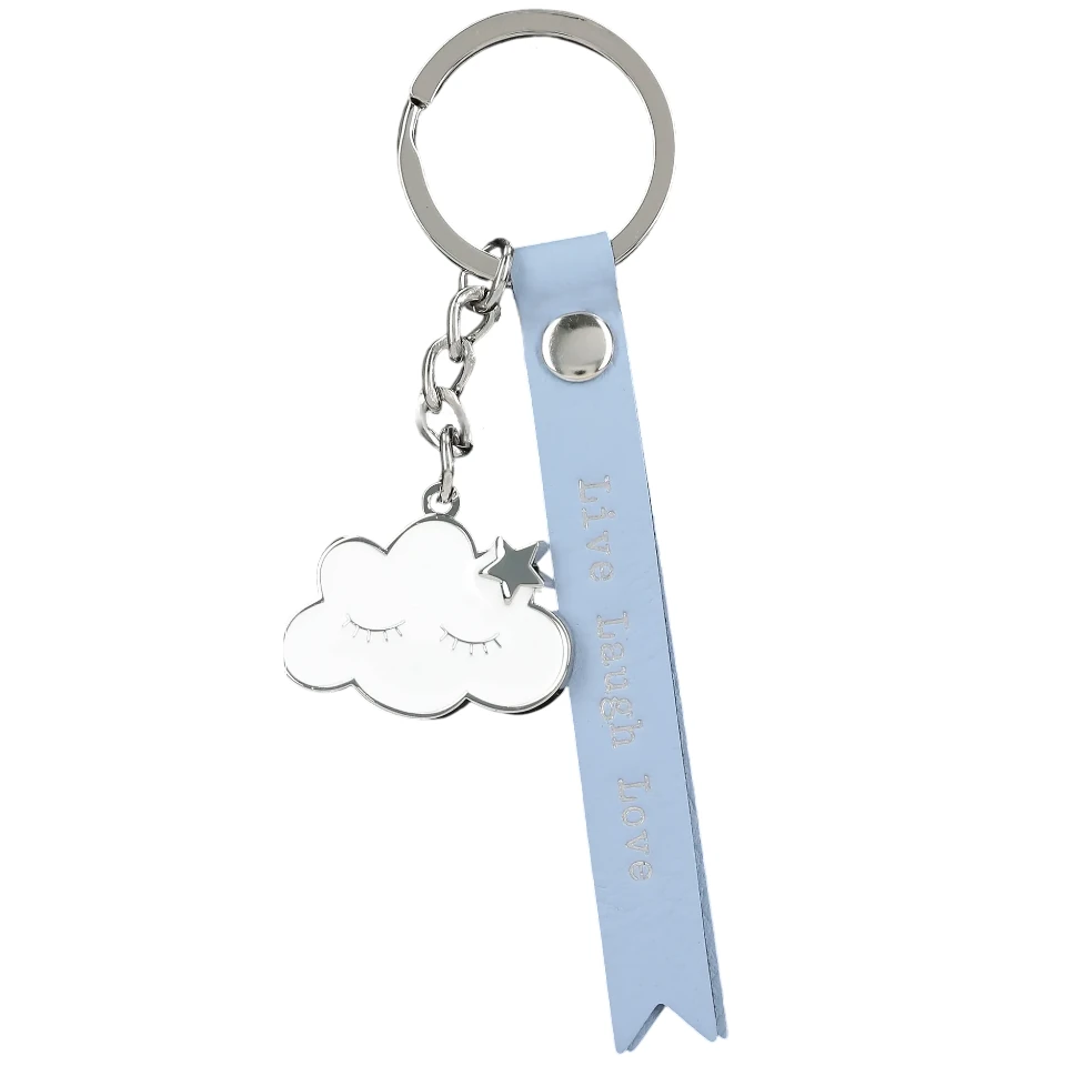 Fähnchen-Schlüsselanhänger "Live Laugh Love"