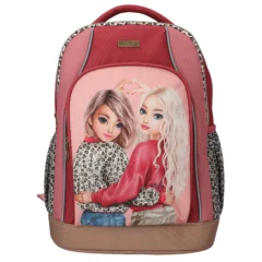 TOPModel Schulrucksack LEOHEART, Front mit großen TOPModel-Print