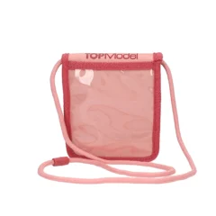 TOPModel Brustbeutel LEOHEART, Rückseite mit Klarsichtfach