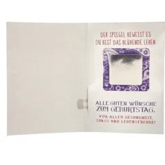 Musikkarte mit Überraschung