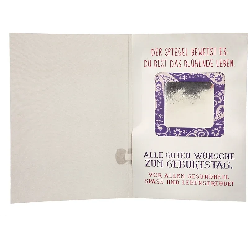 Musikkarte mit Überraschung "60. Geburtstag"