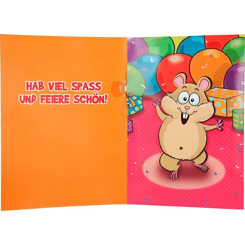 Musikkarte mit Überraschung "Alles Liebe zum Geburtstag!"