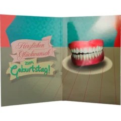 Musikkarte mit Überraschung