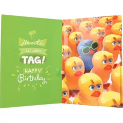 Musikkarte mit Überraschung