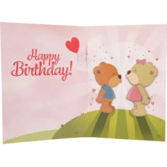 Musikkarte mit Überraschung