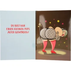 Musikkarte mit Überraschung