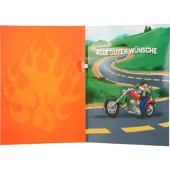 Musikkarte mit Überraschung