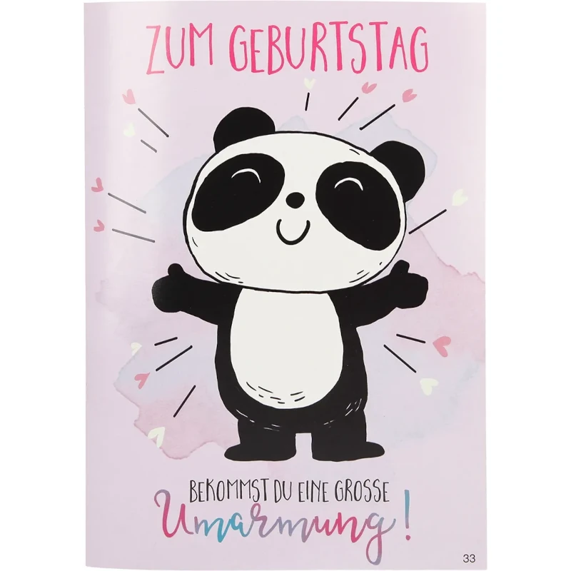 Musikkarte mit Überraschung "Umarmung zum Geburtstag"