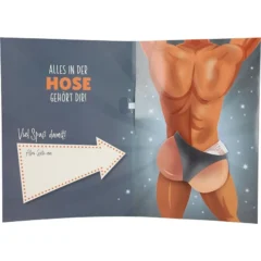 Musikkarte mit Überraschung