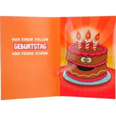 Musikkarte mit Überraschung