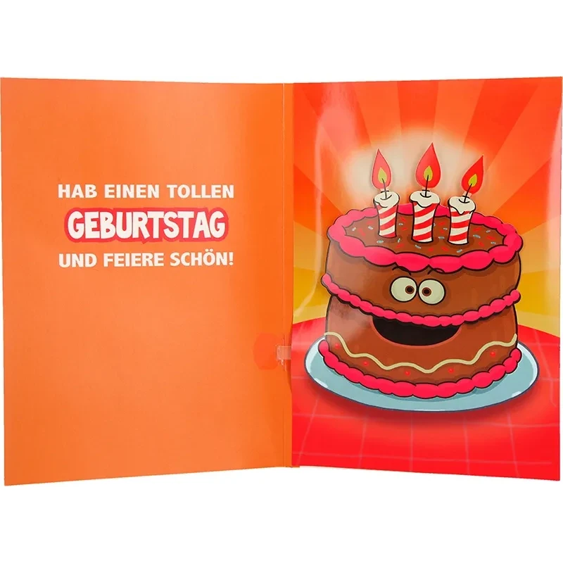 Musikkarte mit Überraschung "Happy Birthday"