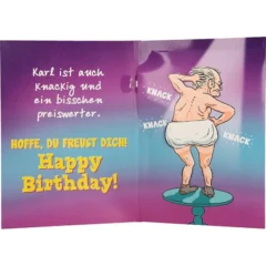 Musikkarte mit Überraschung