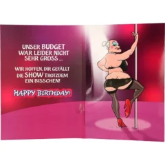 Musikkarte mit Überraschung